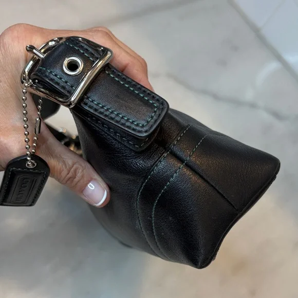 Coach Vintage Y2K Hampton Baguette Leather Soho Mini Bag - HTF - Picture 9 of 16